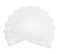 COLLBATH 12 Pièces Pochoir Léopard pour Peinture, PET Blanc, Créations DIY | Surface Lisse Facile à Essuyer, Motifs Réguliers, pour Enseignants et Créateurs, Bois, Carton, Enseignes et Projets