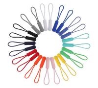 COLLBATH 120 Pièces Cordelette de Remplacement pour Tirette de Fermeture Rallonge Colorée Tpu Facile à Installer pour Sacs et Bagages Meilleure Prise Main