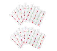 COLLBATH 120 Pièces Serviettes de Noël Festives Papier de Serviettes Imprimées avec Motif de Cloche pour Vaisselle Jetable pour Dîners et Réceptions