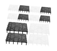 COLLBATH 12pièces Filtre Aquarium Plastique Séparateurs De Fond pour Réservoir Accessoires De Paysage Aquatique Panneaux De Filtration Réutilisables Diviseurs De Compartiments pour