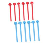 COLLBATH 12pièces Perchoirs à Oiseaux Plastique Lot de Supports Universels pour Canaris Calopsittes Et Perroquets Pratiques Et Stables pour Cage Oiseaux