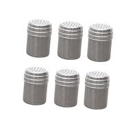 COLLBATH 12pièces Saupoudreuse Épices Métal Shaker Poivre Sucre Cuisine Extérieur Barbecue Flacon Assaisonnement Argenté Protection Anti-humidité Et Fraîcheur Longue Durée