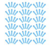 COLLBATH 150 Pièces Ear Wax Remover Replacement Covers Soft Silicone Ear Cleaner Tips Bleu Antidérapant pour Nettoyage Oreilles Familial Sûr