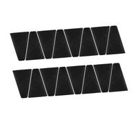 COLLBATH 16 Pièces Lot de Patins Silicone pour Friteuse à Air Rehausseurs Réglables pour Support de Déshydrateur Antidérapants Compatibles Air Fryer Ninja Lavables Au Lave
