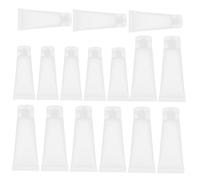 COLLBATH 16 pièces Tubes Cosmétiques Vides et Flacons Rechargeables pour Lotion Crème Shampoing Voyage Facile à Presser et Réutilisables