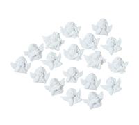 COLLBATH 18 pcs Figurines Anges Miniatures Résine Flatback pour Décoration Coque Téléphone Style Baroque Accessoires DIY Ornements Variés pour Bijoux et Bricolage