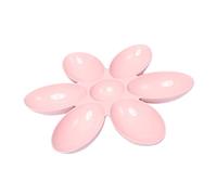 COLLBATH 1pièce pour Chat Et Chien Forme De Pétale Bol Rose Réducteur De Déversement Facile à Nettoyer pour Alimentation Et Hydratation Animaux De Compagnie
