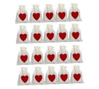 COLLBATH 2 Ensembles Amour Fiesta present Bag Sachet Bonbon Sachet Confiserie Bonbonnière De Fête De Bonbons Du Festival Cas De Bonbons Imitation 10 Pièces * 2