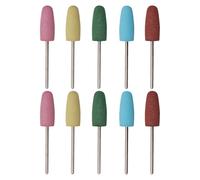 COLLBATH 2 jeux d'embouts de ponceuse à ongles - Embouts de polissage en caoutchouc pour ponceuse à ongles - pour retirer le semi-permanent - Accessoires de manucure et pédicure