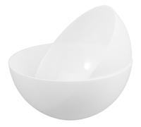 COLLBATH 2 pièces Abat-jour Demi-sphérique Plastique pour Lampe Champignon Lot de Compatible Remplacement pour Plafonniers Appliques Murales et Ventilateurs de Plafond Design Moderne et