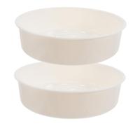 COLLBATH 2 pièces Accessoires Cuiseur Vapeur Cuit Vapeur Épais pour Riz Légumes Fruits de Mer Résistant Chaleur et Froid Facile à Nettoyer Panier Polyvalent pour Cuisine Maison