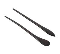 COLLBATH 2 Pièces Baguettes à Cheveux Bois Épingles Chignon Artisanales pour Femmes Accessoires Traditionnels Chinois pour Cheveux Longs Style Vintage et Ethnique