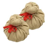 COLLBATH 2 pièces Balle de Massage Spa Traditionnelle Chauffante Boule de Massage Naturelle pour Détente être Pochette Chauffante aux Plantes Thérapeutiques pour Relaxation Physique