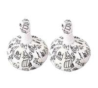 COLLBATH 2 Pièces Balles de Massage Moxibustion Chinoises pour Dos et Épaules Boules Chauffantes Réutilisables Médicinales Ergonomique Fatigue et Tensions