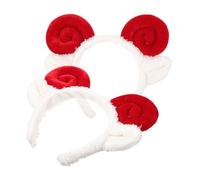 COLLBATH 2 Pièces Bandeaux Adorables Corne Oreilles de Mouton Confortable Accessoire de Fête Costume Cosplay