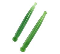 COLLBATH 2 pièces Bâtons de Massage Acupression Vert Outils Auto-massage avec Têtes Multiples pour Points de Déclenchement et Soins Du Visage