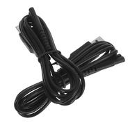 COLLBATH 2 Pièces Câble de Charge USB Double Cœur Cuivre pour Rasoir et Appareil Beauté Câble Alimentation Compatible Nettoyeur Facial Chargeur de Remplacement Noir