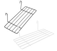 COLLBATH 2 Pièces Cadre en Fer pour percher Une Cage à Oiseaux étagère de Repos pour Oiseaux en métal Grille Debout sur Le Support de Repos du Perroquet Accessoire de Perroquet