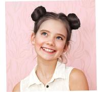 COLLBATH 2 Pièces Claw Clip Bun Extensions Space Buns Faux Hair Pieces Secure Hold Lightweight For Women And