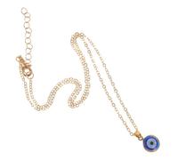 COLLBATH 2 Pièces collier oeil du diable collier pour hommes turc mauvais œil cou pendentif amulette mauvais œil oeil grec de cou amulette pendentif amulette yeux bleus Alliages (fer