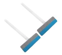 COLLBATH 2 Pièces Épilateur pour Poils d'animaux pour Tapis Pinceau Feutre Double Face Épilateur pour pour Animaux De Compagnie Lit De Chat Light Grey PP