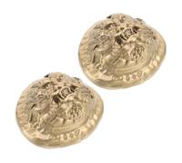 COLLBATH 2 Pièces Hand Grip Balls Solid Brass Walnuts Finger Exercisers For Seniors Hand Mobility And Strength Training Ergonomic Massage Tool