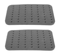 COLLBATH 2 Pièces Insert en Mousse Noir pour Boîte à Pêche la Mouche, Organise Les Petits Leurres et Crochets, Sorties de Pêche la Mouche et Voyages