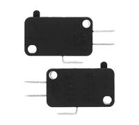 COLLBATH 2 pièces Interrupteur Broches Normally Open pour Four Micro-ondes Commutateur Limité Métal et Plastique de Rechange Pratique pour Appareils Ménagers Lot