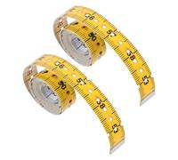 COLLBATH 2 Pièces Mètre Ruban en Braille pour Personnes Aveugles, Règle Souple en Plastique 150 Cm Précision Tactile, Usage Polyvalent pour Couture et Maison