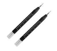 COLLBATH 2 Pièces Outil de Retrait de Broches de Bracelet Montre avec Échelle Précise Fourchette à Ressort pour Remplacement Facile et Réparation des Bracelets