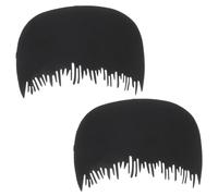 COLLBATH 2 pièces Peigne Fibres Capillaires avec Bouclier Protecteur pour Ligne de Cheveux Outil de Volume Épais Unisexe Portable et Facile à Utiliser