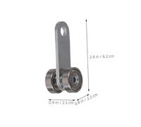 COLLBATH 2 pièces Poulies Double Roulement pour Porte Coulissante Galet Chariot Acier Haute Précision Compatible Rails