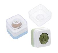 COLLBATH 2 Pièces pour Chat Sucre de Chat lécher Le Chat Bulles d'herbe à Chat Interactive Cat Toy Snack pour Chat Casse-tête pour Chat Boule molaire d'herbe à Chat Plastique