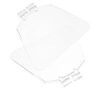 COLLBATH 2 pièces Protection Oculaire pour Meuleuse Établi Plaque Plastique Transparente Antidébris Accessoires Outils Couvercle Banc Meuleuse Angle Installation Facile