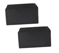 COLLBATH 2 Pièces Purification De l'eau Cube Aquarium Éponge Nettoyeur Chauffage Bouteille Animaux Creux Dissolvant Filet Pompe Bloc Usine Filtres Sable Air Éco Charbon Black