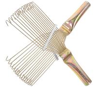 COLLBATH 2 pièces Râteau Laine Acier Robuste pour Animaux Peigne pour Mouton et Chien Outil Pratique Anti Toilettage et Mue