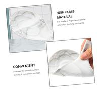 COLLBATH 2 pièces Set de Supports Repose-cuillère Silicone Résistant Chaleur avec Motif Marbre Tapis de Table pour Ustensiles de Cuisine Porte-cuillère pour Plan de Travail Adapté Maison