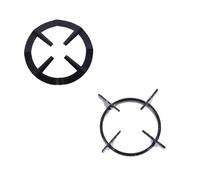 COLLBATH 2 pièces Support pour Cuisinière Gaz Anneaux Stables pour Petits Pots et Casseroles Supports Polyvalents pour Brûleurs à Gaz Adaptés Maison et Restaurant Surface Lisse sans Rayure