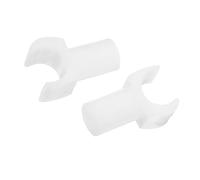 COLLBATH 2 Pièces Supports de Rail de Siège de Plastique Blocs de Support pour Tube de Châssis Accessoires de Maintenance pour Fauteuils de Transport Compatible avec Seniors