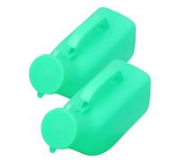 COLLBATH 2 pièces Urinoir Homme Portable Bouteilles Urinoir Plastique Épais avec Couvercle Léger et Réutilisable pour Voyage Extérieur et Soins à Domicile Couleur Couleur Aléatoire