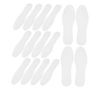 COLLBATH 20 paires Semelles Intérieures Jetables Fines Papier Absorbant Sueur et Respirantes de Coussinets Plantaires Blancs pour Chaussures de Randonnée Course et Baskets