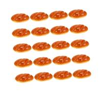 COLLBATH 20 pièces Breloques Résine Mini Français Décorations Coque Téléphone DIY Accessoires Bijoux Polyvalents sans Odeur Plastique Sûr