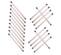 COLLBATH 20 pièces Brosse à Paupières Double Tête Pinceau Maquillage Ergonomique et Doux Applicateur Fard à Paupières Multifonction Kit Outils de Beauté Multifonctionnel pour Femmes