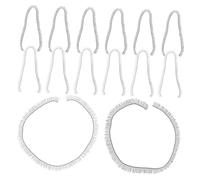 COLLBATH 20 pièces Cils pour Poupées DIY Accessoires Cils Noirs et Marron pour Fabrication Artisanale de Poupées Réalistes