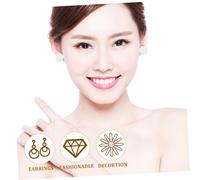 COLLBATH 20 pièces Clips Oreilles Ronds Convertisseurs Boucles DIY Non Percées Confortables pour Création Bijoux