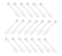 COLLBATH 20 pièces Cuillère de Massage pour Yeux et Visage Bâton de Massage Facial Double-usage pour Crème Cosmétique et Masque Accessoire Salon de Beauté Pratique et Multifonctionnel