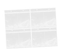COLLBATH 20 Pièces Lot de Pochettes Transparentes pour Album Photo Pages Recharge Perforées Protège Photos et Documents de Protection Résistantes pour Scrapbooking et Cartes