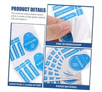 COLLBATH 200 pièces Absorbeur de Poussière pour Écran Mobile et Tablette Portable sans Résidu Kit Dépoussiérage Pratique et Compact