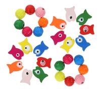 COLLBATH 200 Pièces Blocs De Construction d'oiseaux Jouets De Puzzle De Perroquet Accessoires De Casse-tête Grands Jouets pour Perroquets Jouet D'oiseau Accessoires De Cage à Oiseaux Bambou