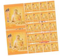 COLLBATH 200 Pièces Cartes Bouddhistes Chinoises de Protection pour la Fortune et Écarter la Négativité